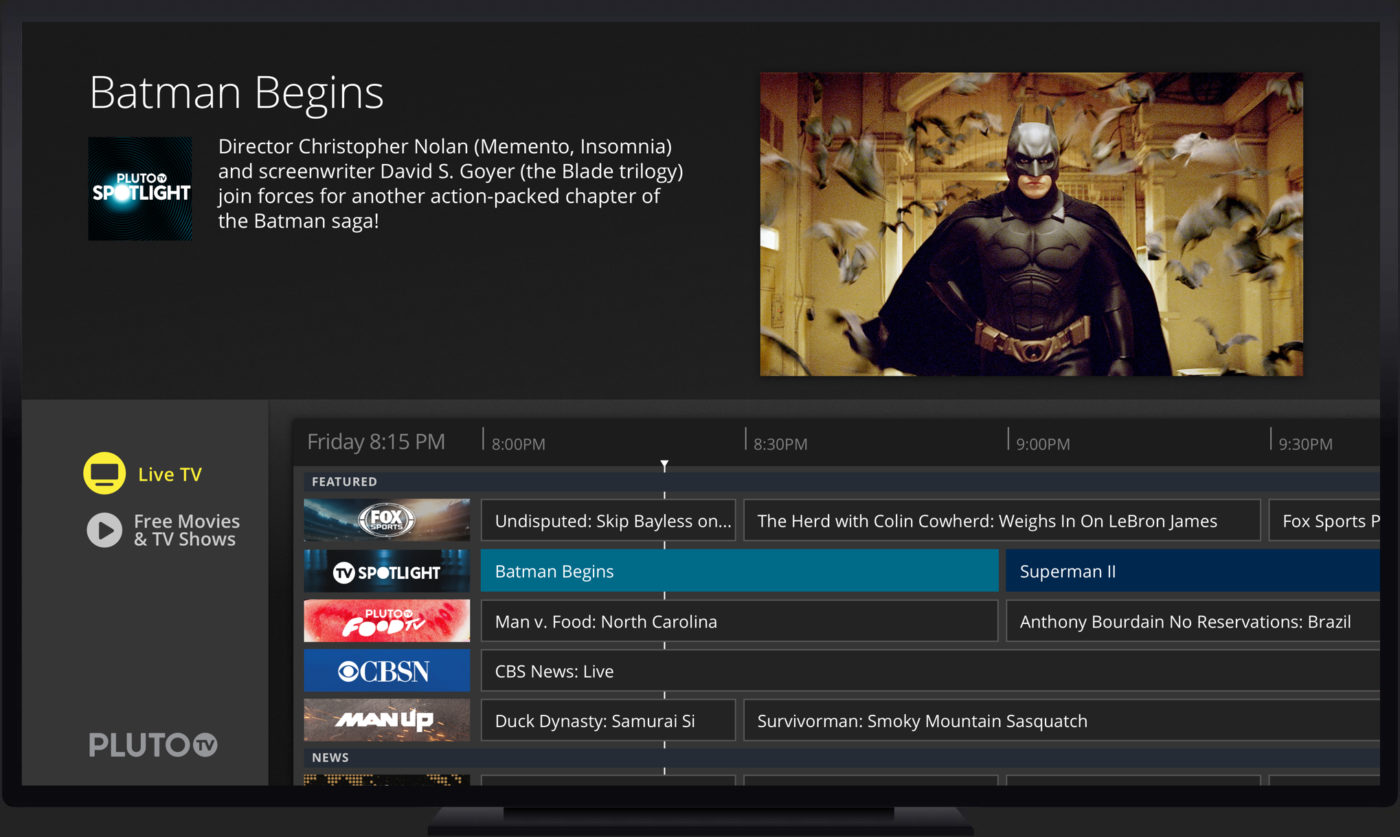 Pluto tv watch free tv movies online and apps